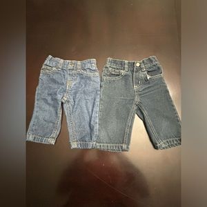 Raulph Lauren Polo Assn Bundle of 2 jeans for 6-9 months
